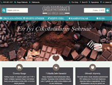 Tablet Screenshot of cikolatamarketi.com
